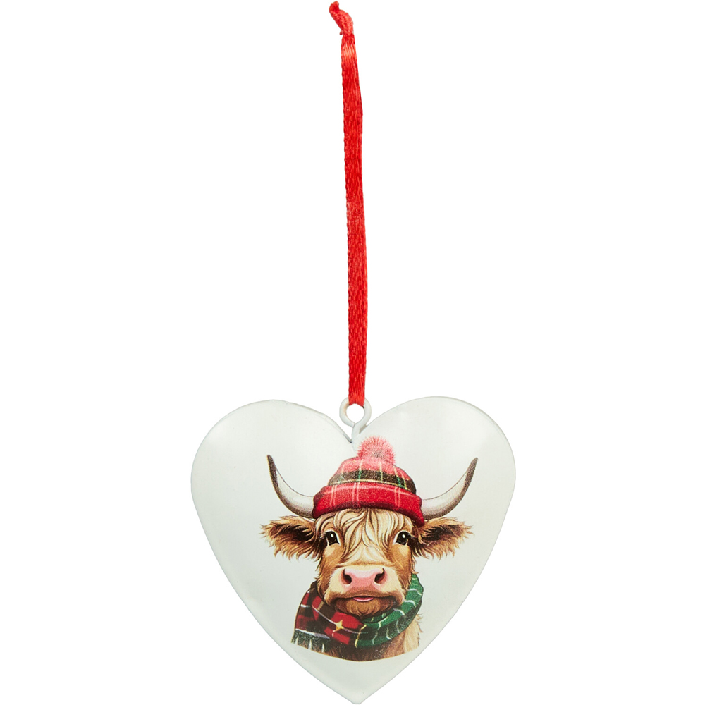 Set of 3 Highland Cow Decorations Image 4