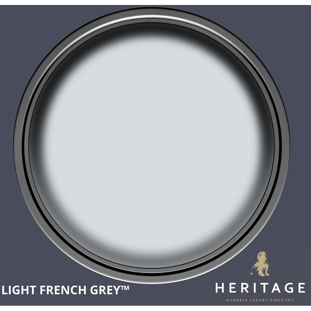 Dulux Heritage Walls and Ceilings Light French Grey Velvet Matt Emulsion Paint 2.5L Image 5