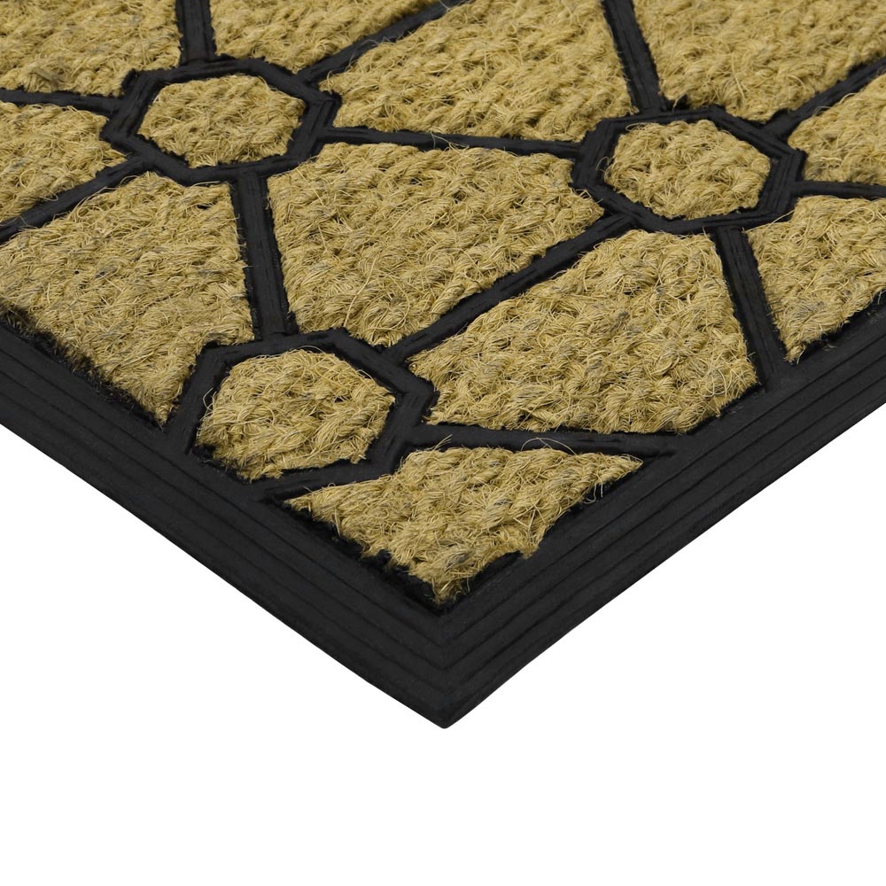 JVL Geometric Woven Tuffscrape Doormat 45 x 75cm Image 4