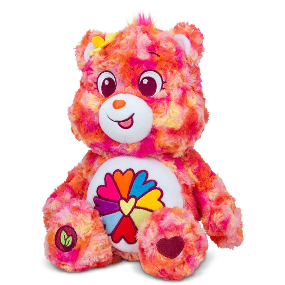 Basic Fun Care Bears Medium Plush Flower Power Bear Soft Toy 35cm Image 5