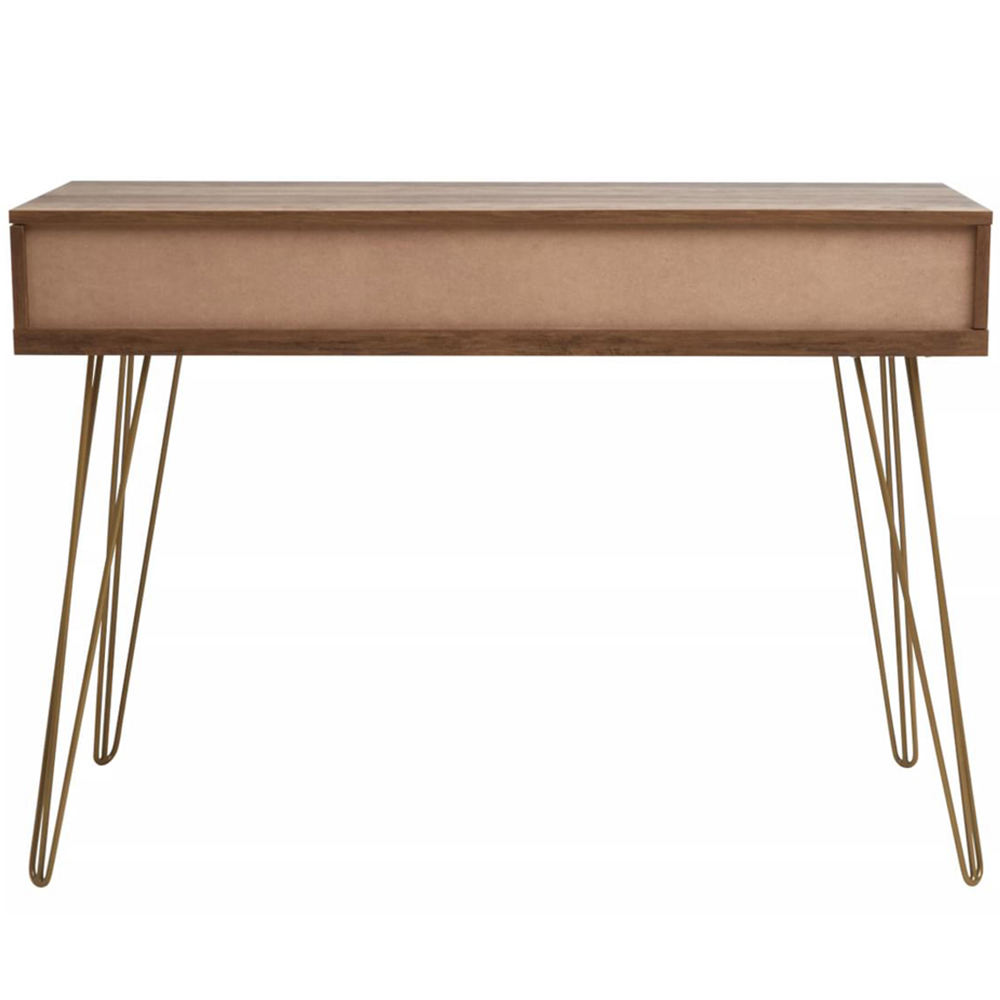 Interiors by Premier Flori 2 Drawer Wood Veneer Console Table Image 4