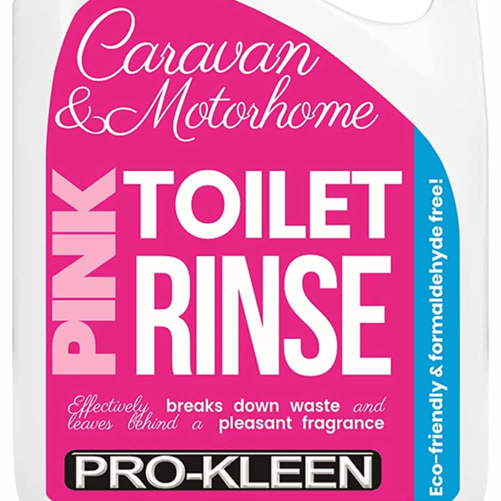 Pro-Kleen Caravan & Motorhome Pink Toilet Rinse 2L Image 3