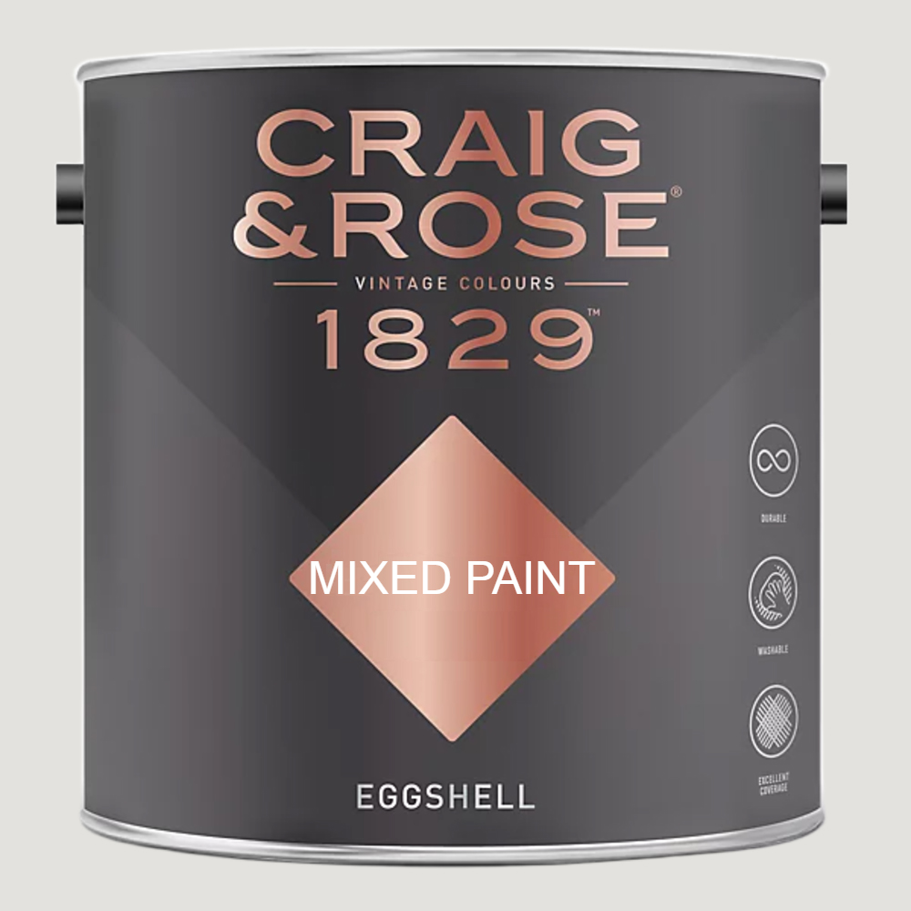 Craig & Rose 1829 Vintage Walls Wood and Metal Pantry White Eggshell Paint 2.5L Image 2