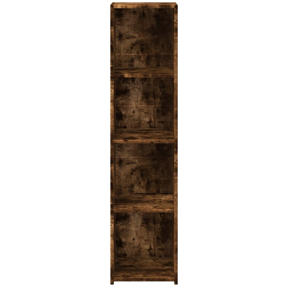 vidaXL 4 Shelf Smoked Oak Highboard Image 4