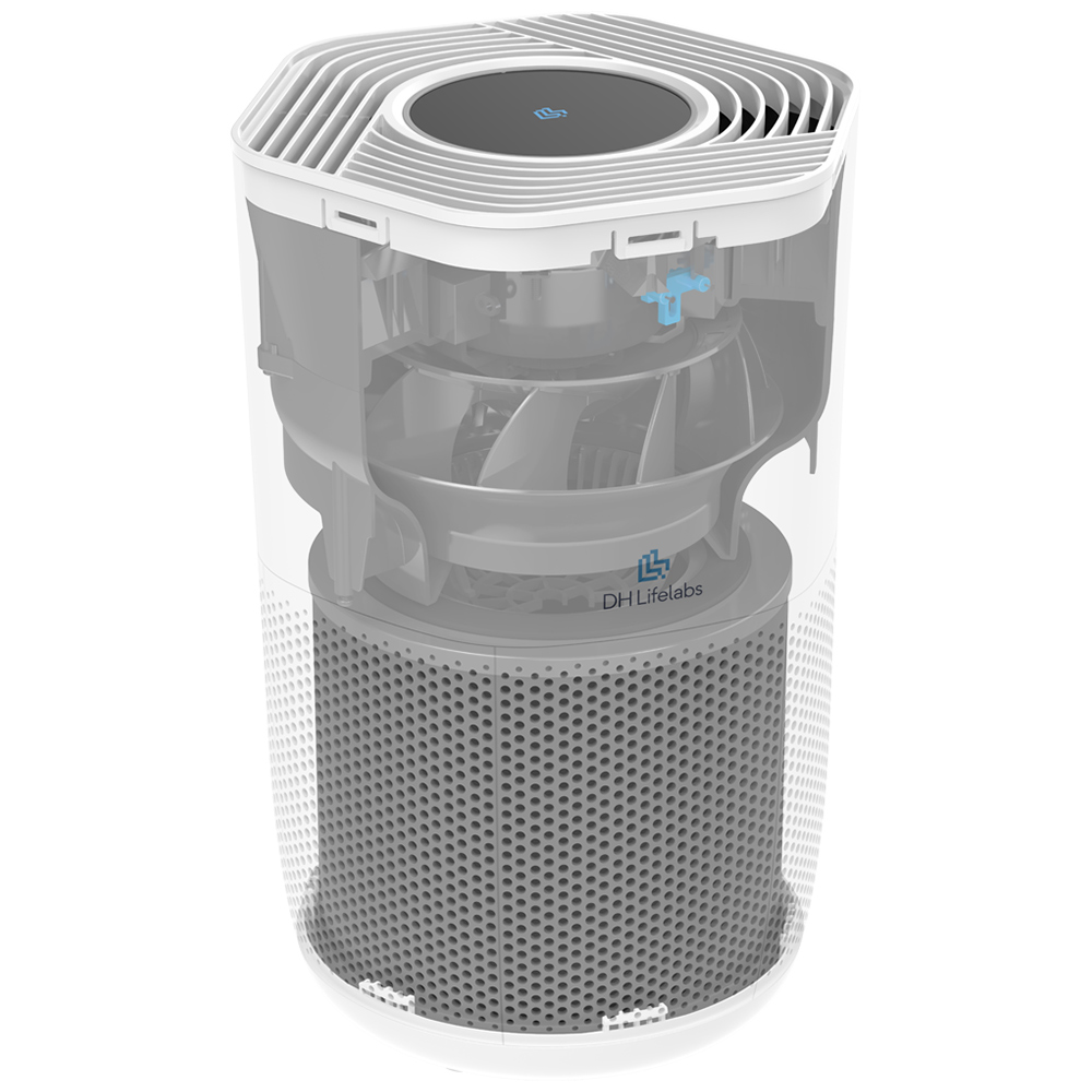DH Lifelabs Sciaire Essential Air Purifier with HEPA Filter White Image 6
