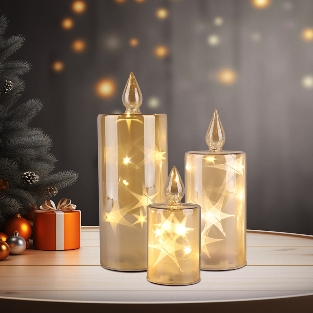 Avilo Star Reflection Candle 3 Piece Image 3