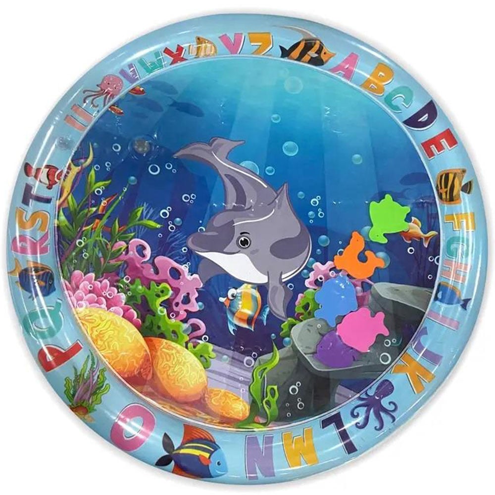 Dyzi Aquarium Themed Inflatable Water Play Mat for Babies Image 1