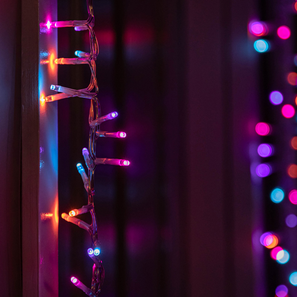 Samuel Alexander SupaBrights 440 Rainbow LED Multi-Function Clear String Light 5.5m Image 3