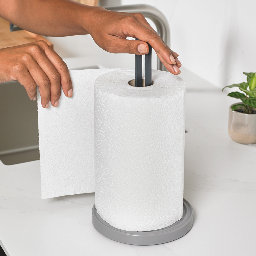 ReBorn Dark Grey Freestanding Kitchen Roll Holder Image 6