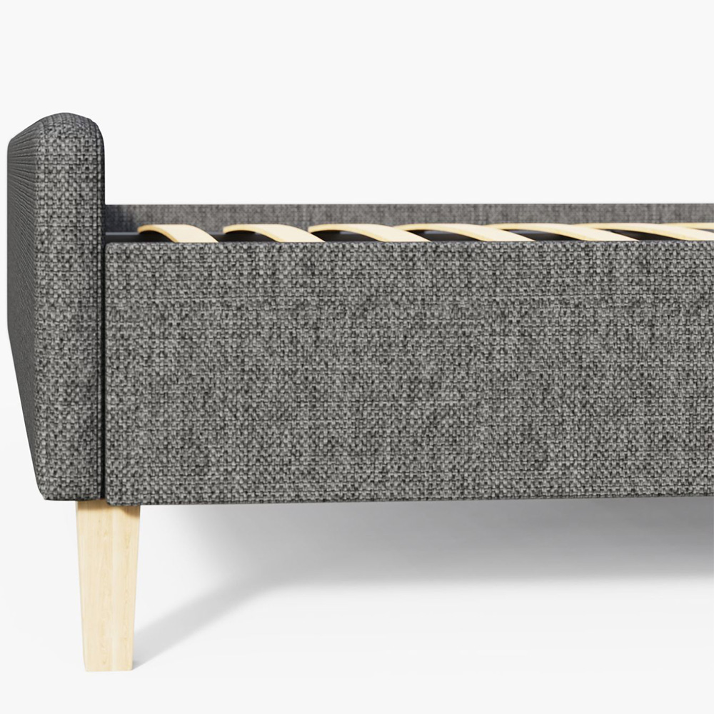 Ashbourne Bed Frame 150cm Grey Image 8