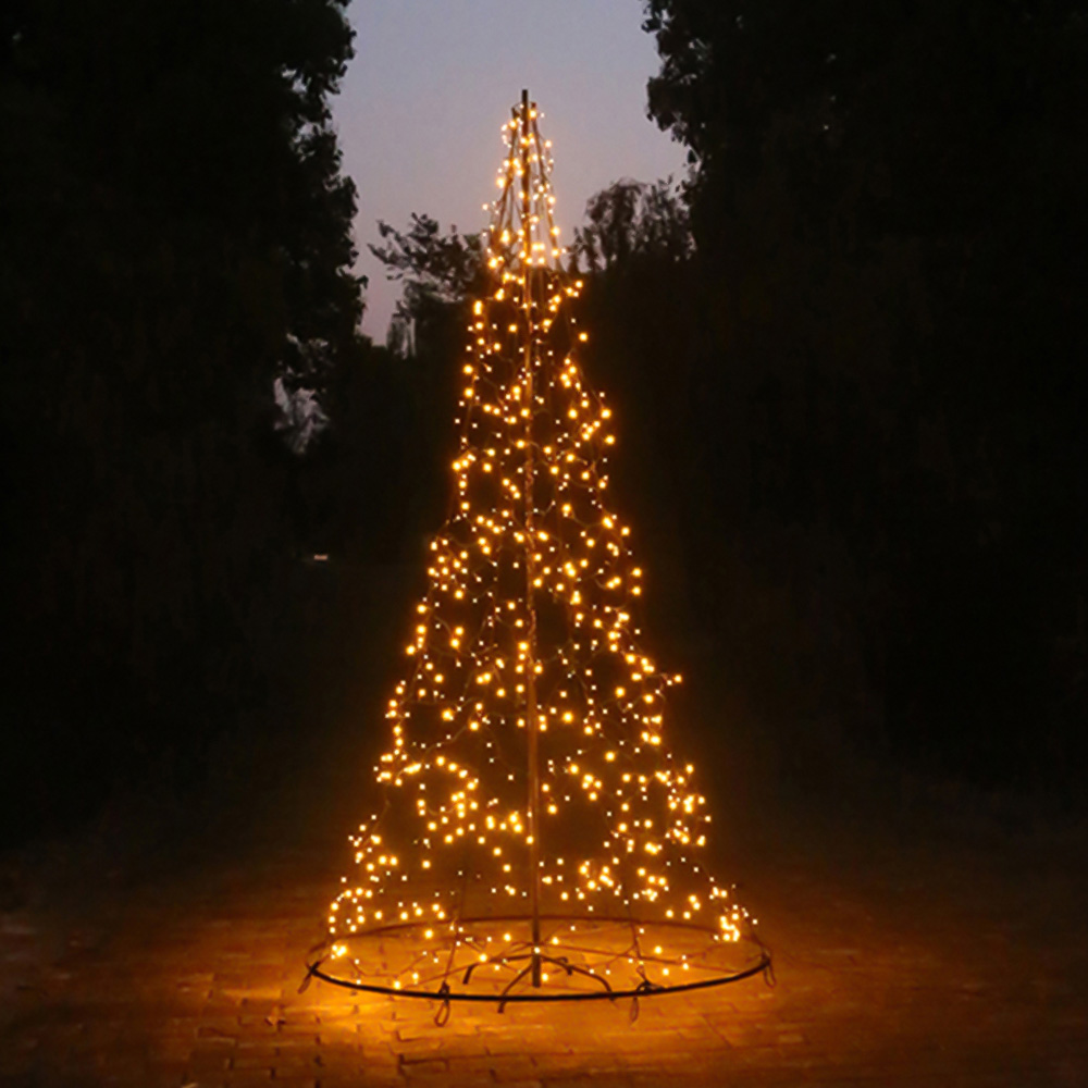 Xmas Haus 960 Copper Gold LED Gold Tree 11.4ft Image 1