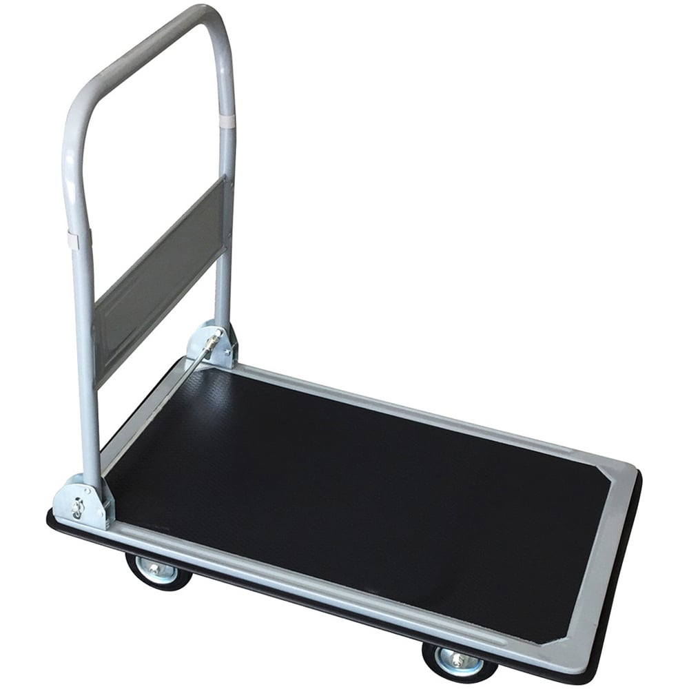 Charles Bentley Black Folding Platform Trolley 270Kg Image 1