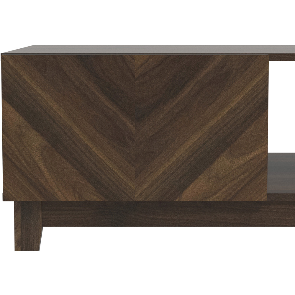 GFW Camborne Single Door Royal Walnut Coffee Table Image 6