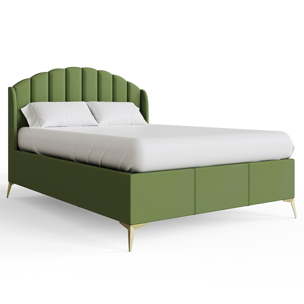 GFW Pettine Double Green End Lift Ottoman Bed Image 2