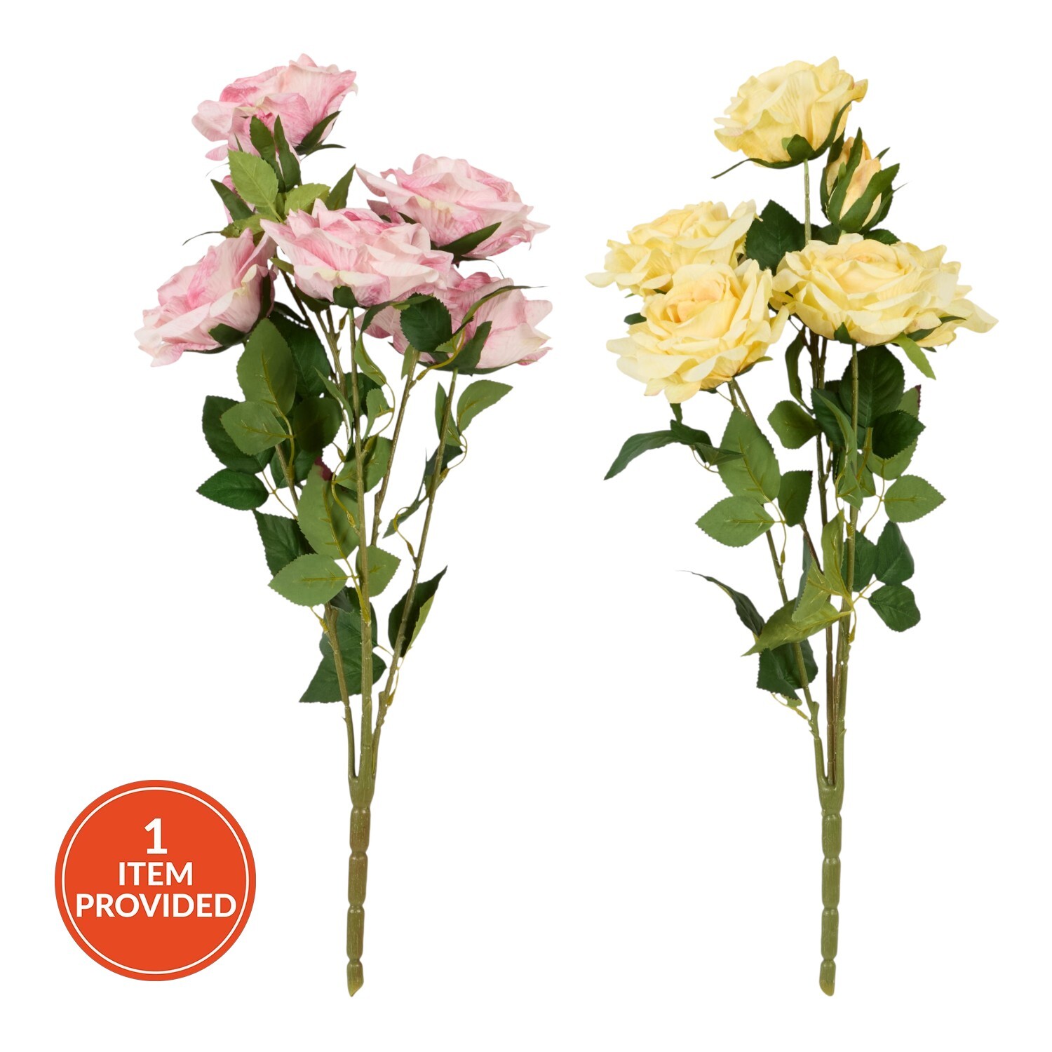 Artificial Colourful Rose Bunch Bouquet Image 1