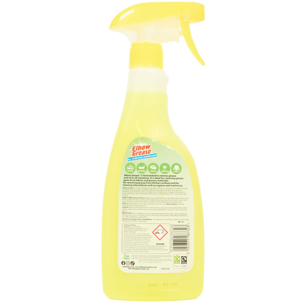 Elbow Grease Original All Purpose Degreaser 500ml Image 2