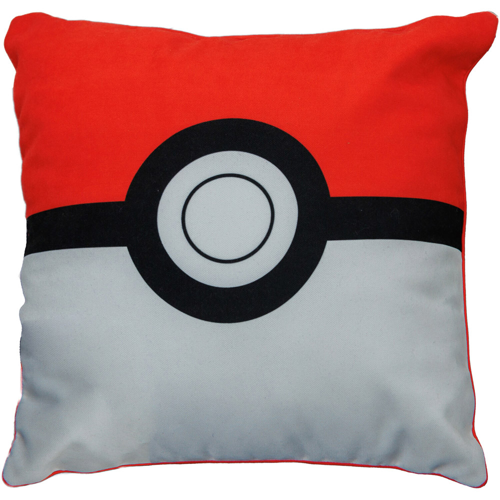 Pokemon Red and White Cushion 40 x 40cm Image 1