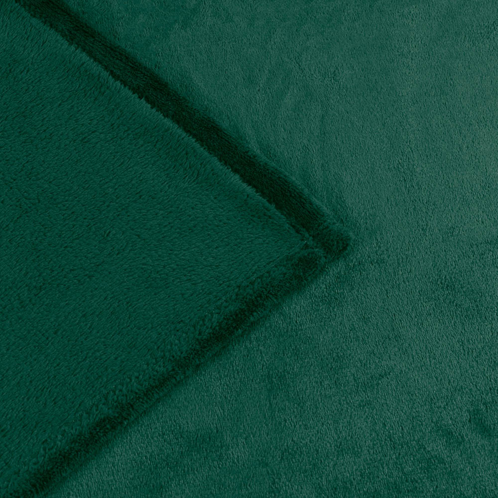 Furn Harrow Emerald Fleece Throw 140 x 180cm Image 3