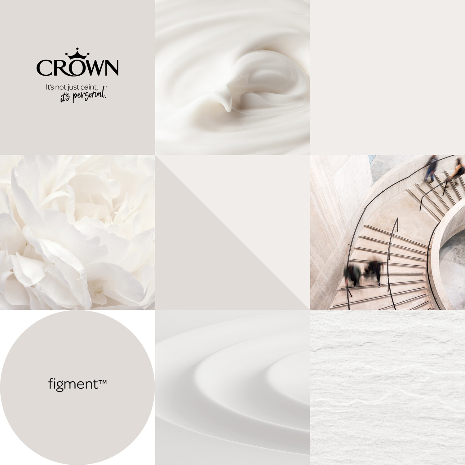 Crown Walls & Ceilings Figment Matt Emulsion Paint 5L Image 7