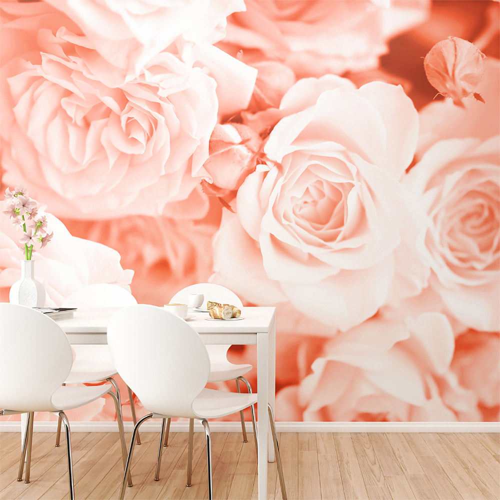 Origin Murals Petals Orange Wall Mural Image 1