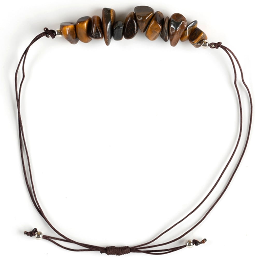 Myga Tigers Eye Gemstone Chip Bracelet Image 2