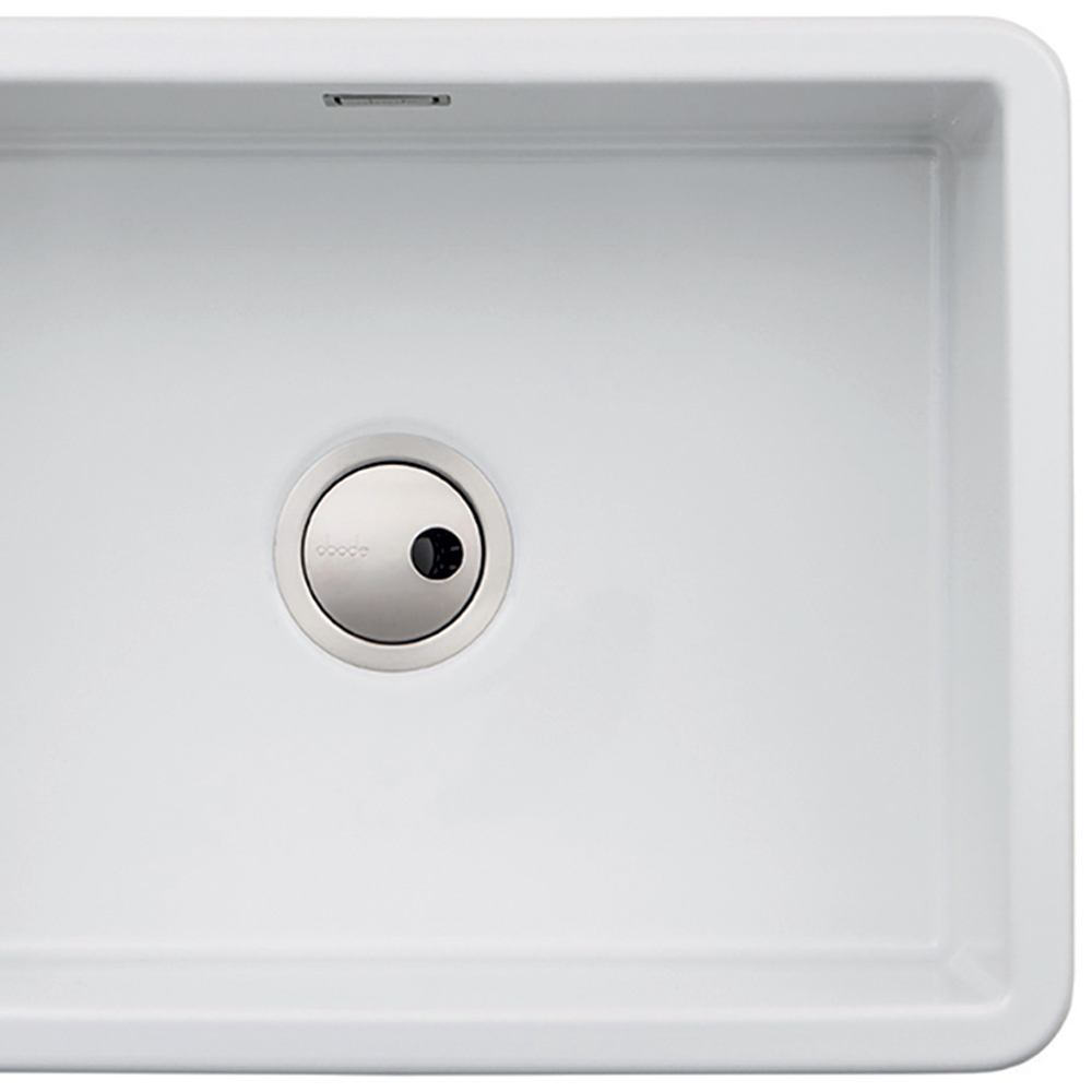 wilko Sandon Ceramic 1.0 Bowl Kitchen Sink 595mm Image 3