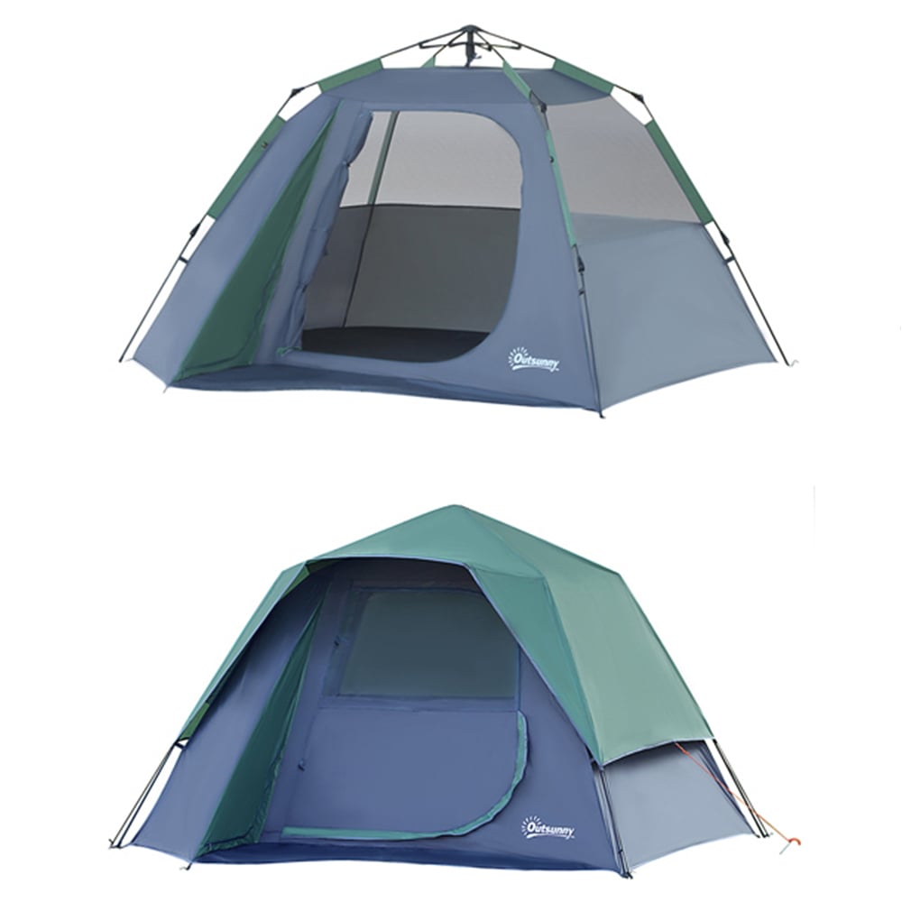 Outsunny Fibreglass Frame Camping Tent Image 3