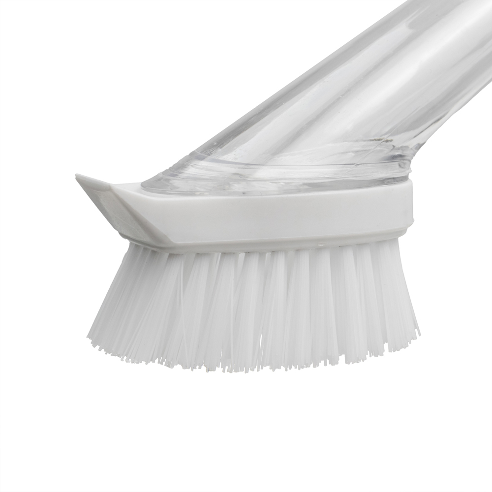 JVL Kitchen Soap Dispensing Dish Brush with Refill Brush Head Image 4
