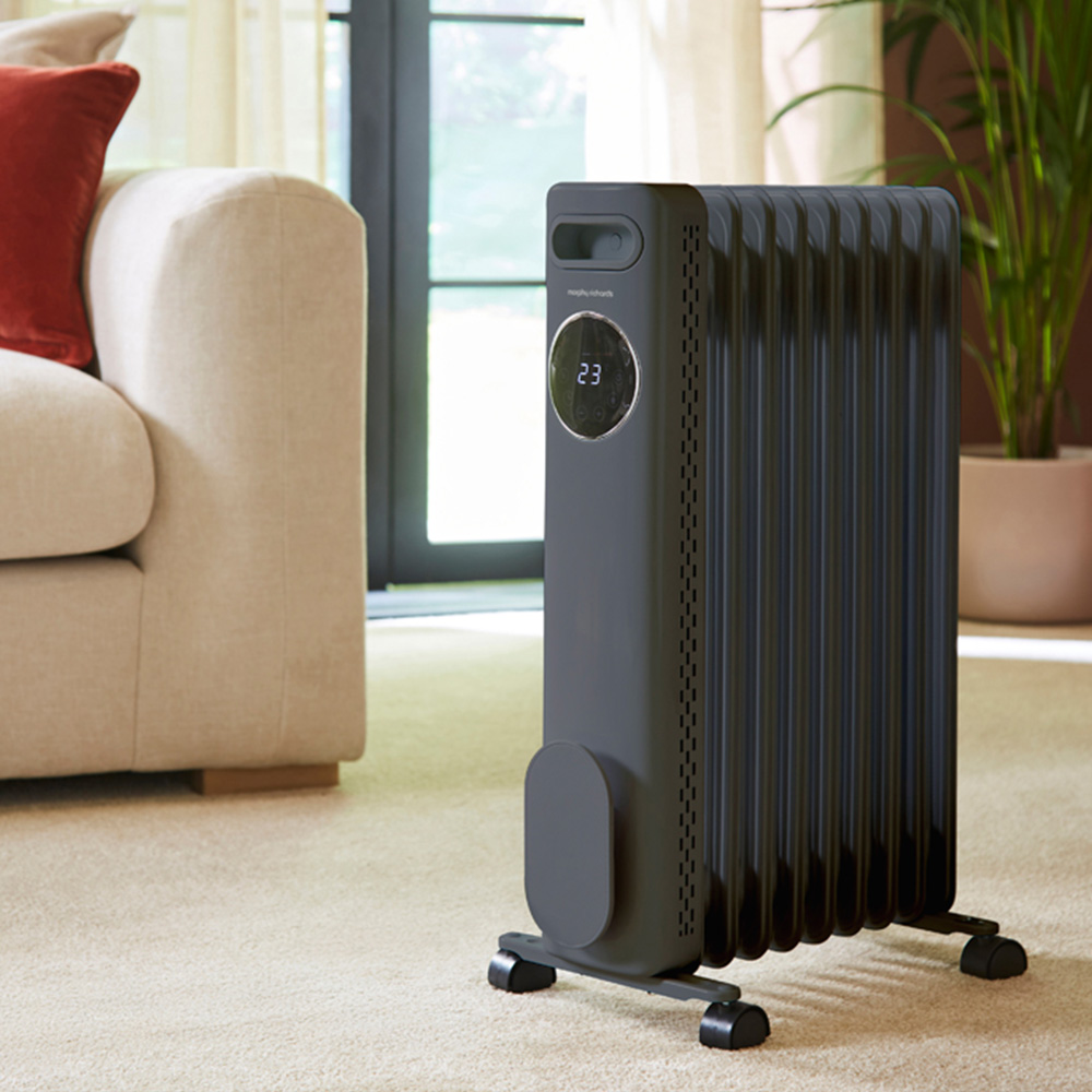 Morphy Richards Grey Digital Oil Filled Radiator 2000W Image 7