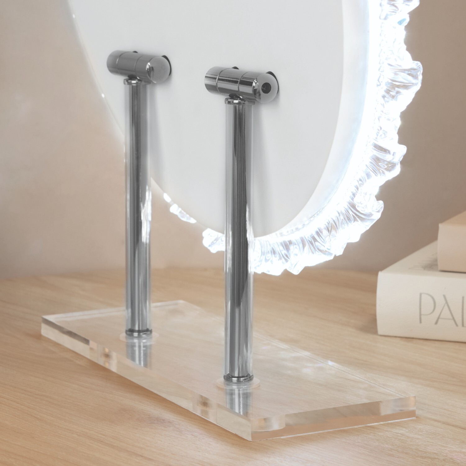 Flora LED Desktop Vanity Mirror Image 2