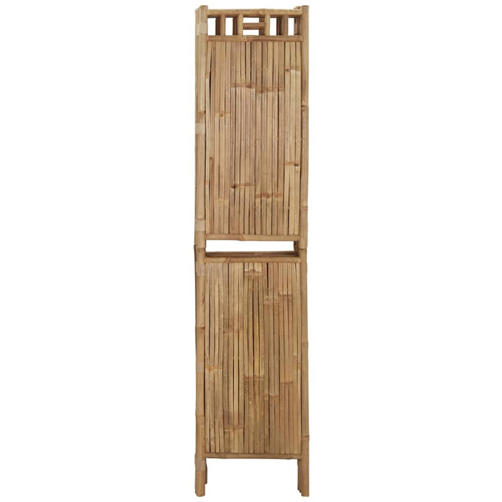 vidaXL Bamboo 5 Panel Room Divider 200 x 180cm Image 5
