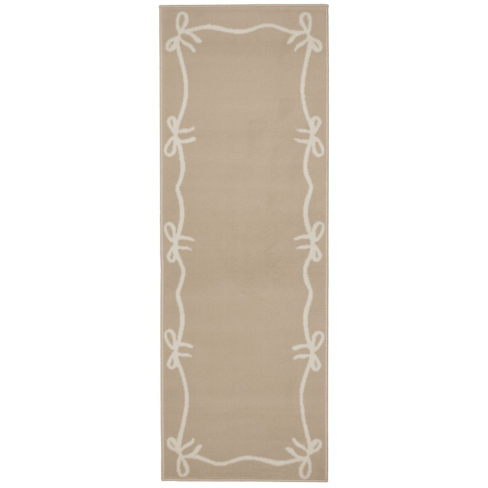 Homemaker Maestro Natural Bow Border Runner 67 x 200cm Image 2