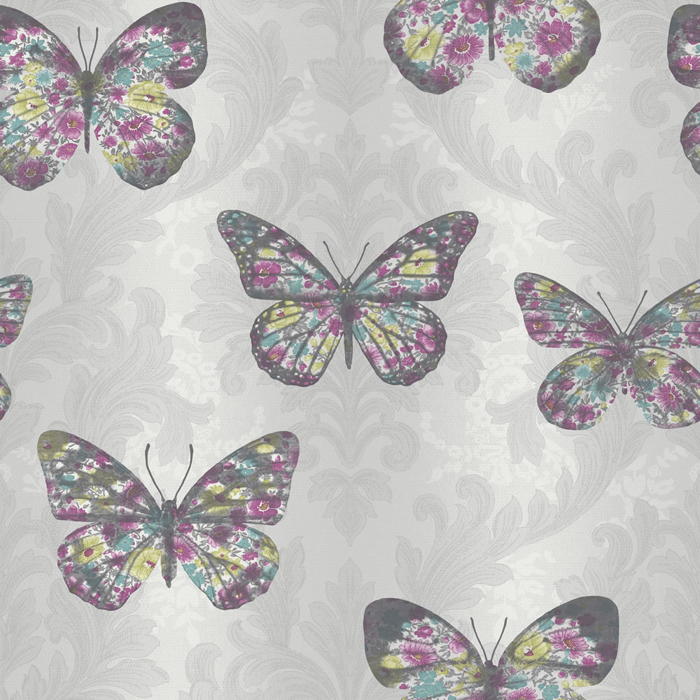 Arthouse Midsummer Butterfly Multi Wallpaper Image 1