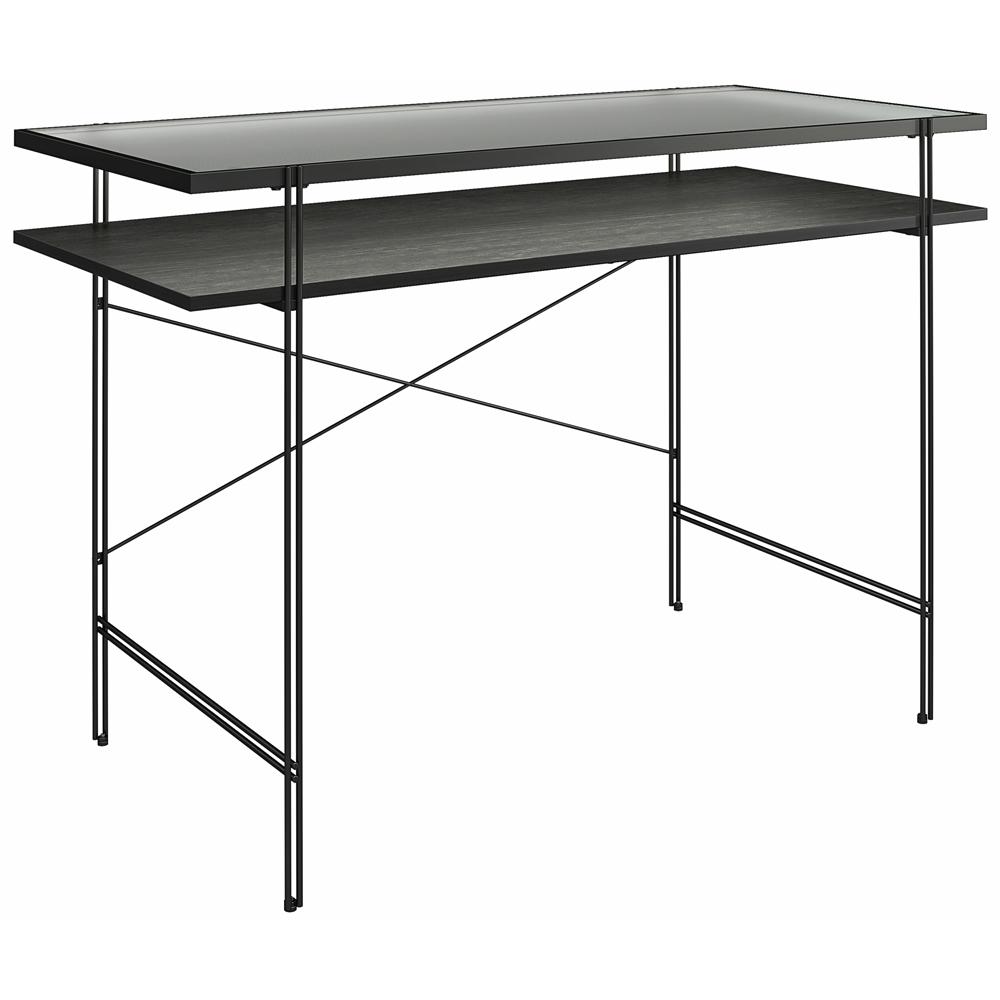 Dorel Wainwright Black Oak Desk Image 2