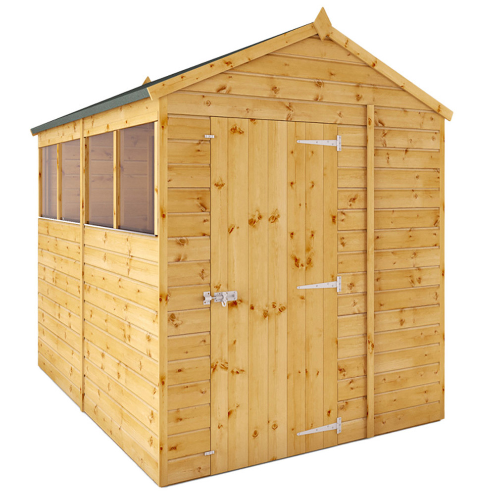 Mercia 8 x 6ft Shiplap Apex Wooden Shed Image 1