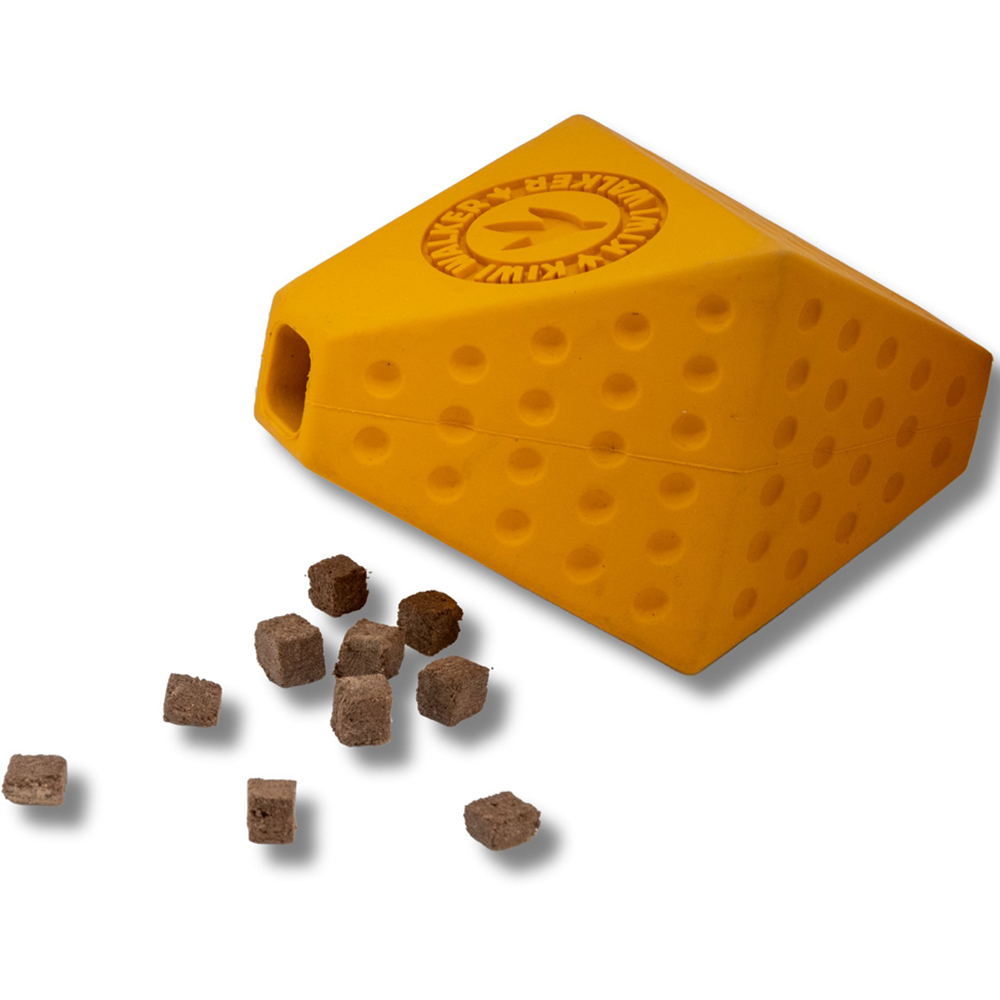 Kiwi Walker Orange Octaball Mini Dog Toy Image 3