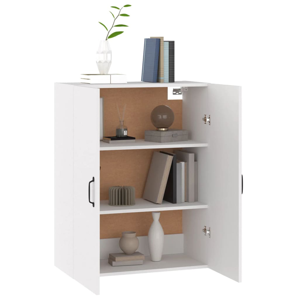 vidaXL 2 Door White Wall Cabinet Image 3