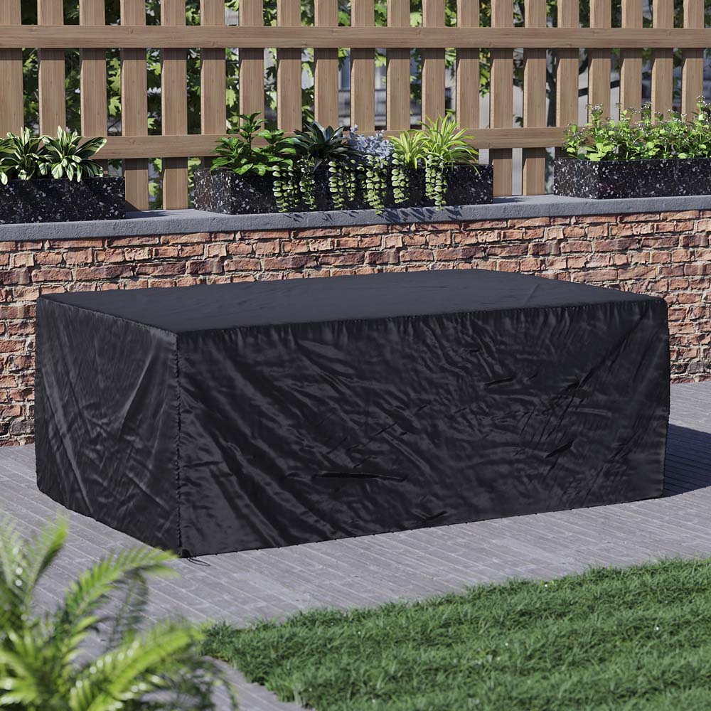Garden Vida Black Outdoor Patio Furniture Cover 200 x 126 x 76cm Image 2