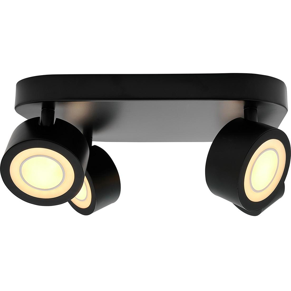 Nordlux Clyde 4-Spot Black Ceiling Light Image 4