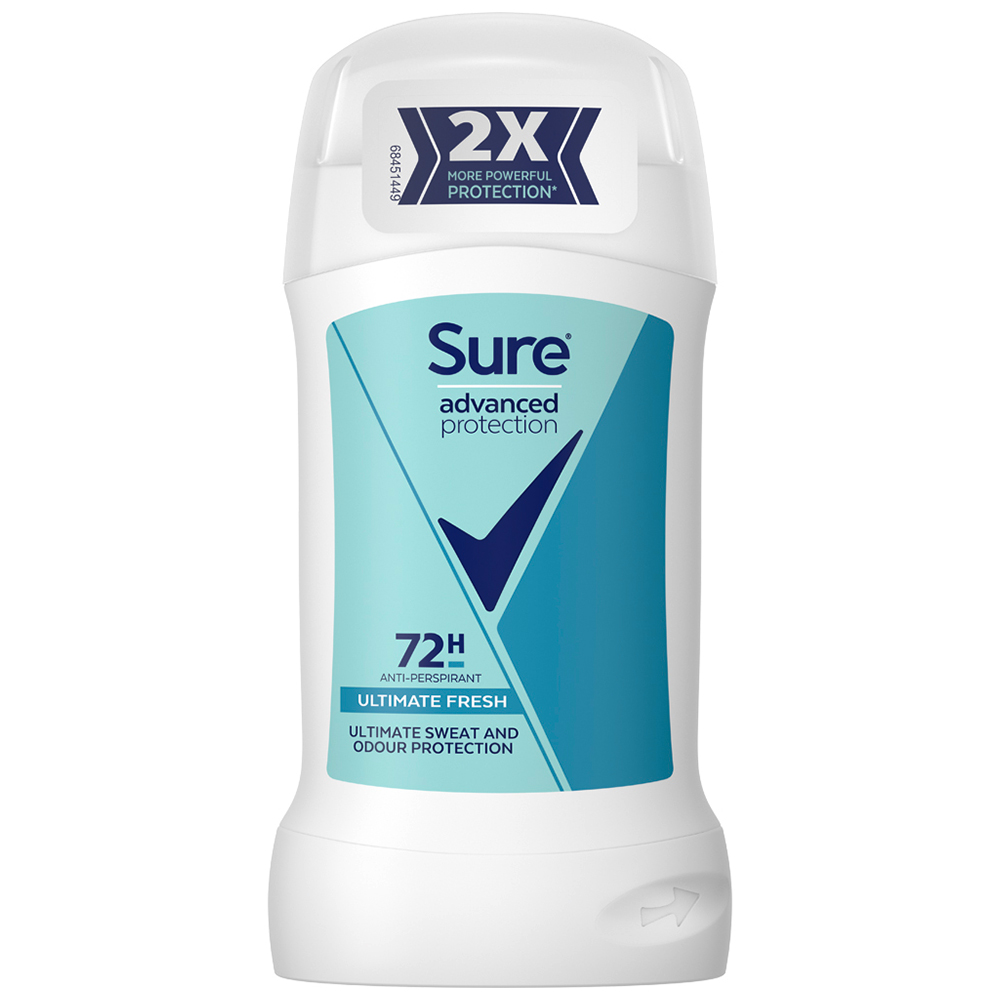 Sure Ultimate Fresh Anti Perspirant Stick 40ml Wilko