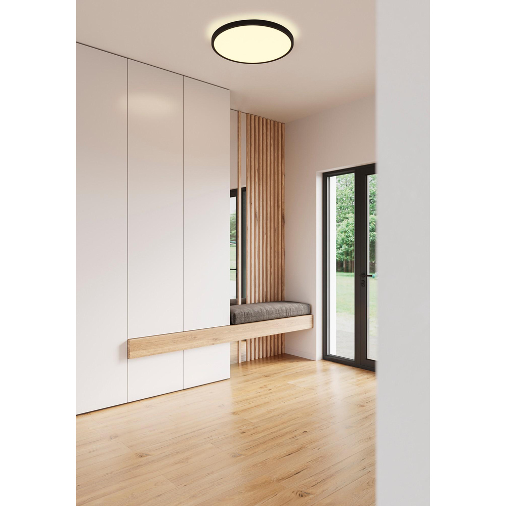 Nordlux Oja Smart 60 3500 Lumens 2700-6500K Black LED Ceiling Light Image 7