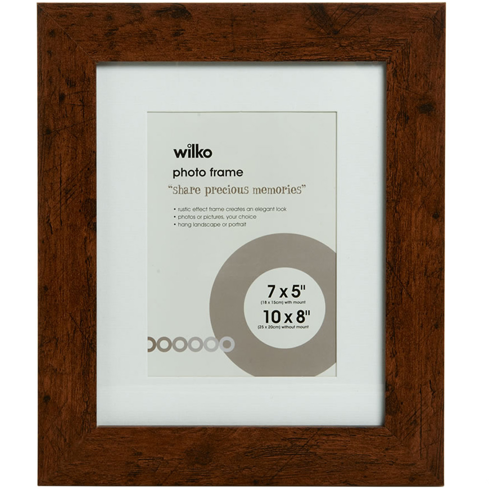 Wilko Rustic Effect Photo Frame 10 x 8 Inch Wilko