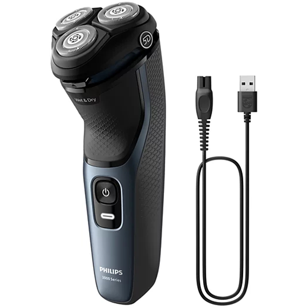 Philips Shaver 3000 Series S3144 Black Wet and Dry Electric Shaver Image 3