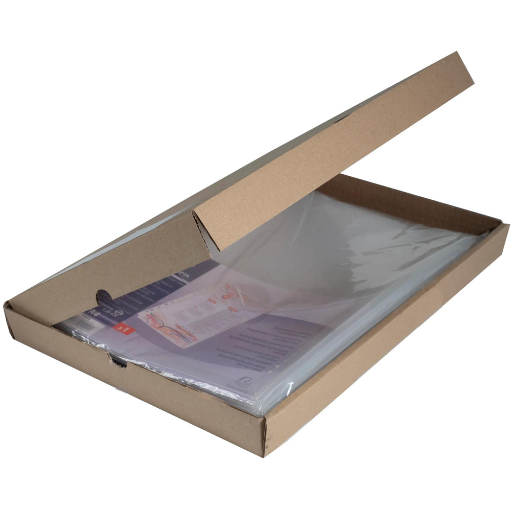 Exacompta Crystal Expanding Punched Pockets 10 Pack Image 3