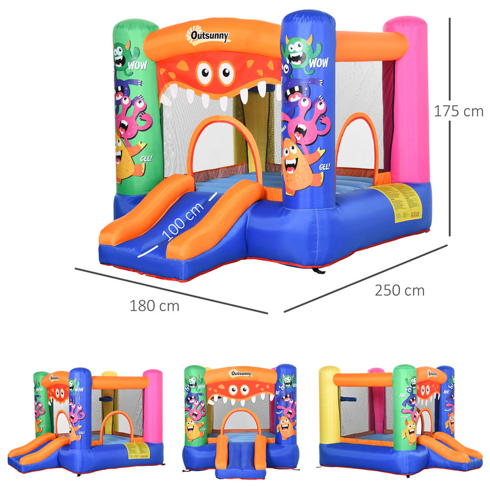 Outsunny Kids Inflatable Bouncy Castle Image 7