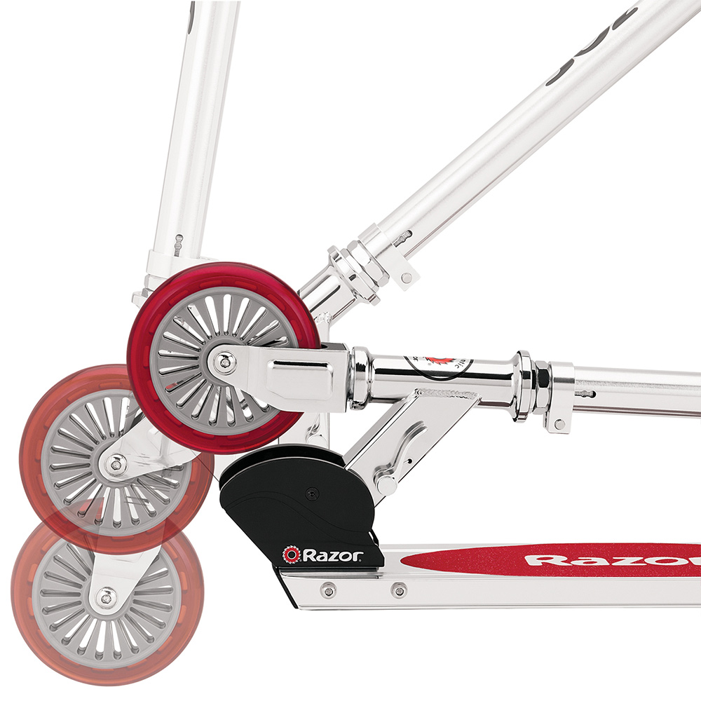 Razor A125 Foldable Kick Scooter Red | Wilko