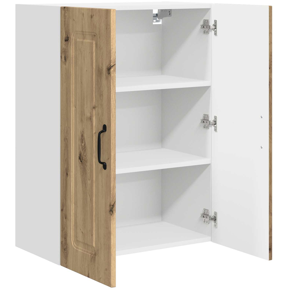 vidaXL Kalmar 2 Door Artisan Oak Wall Kitchen Cabinet Image 5