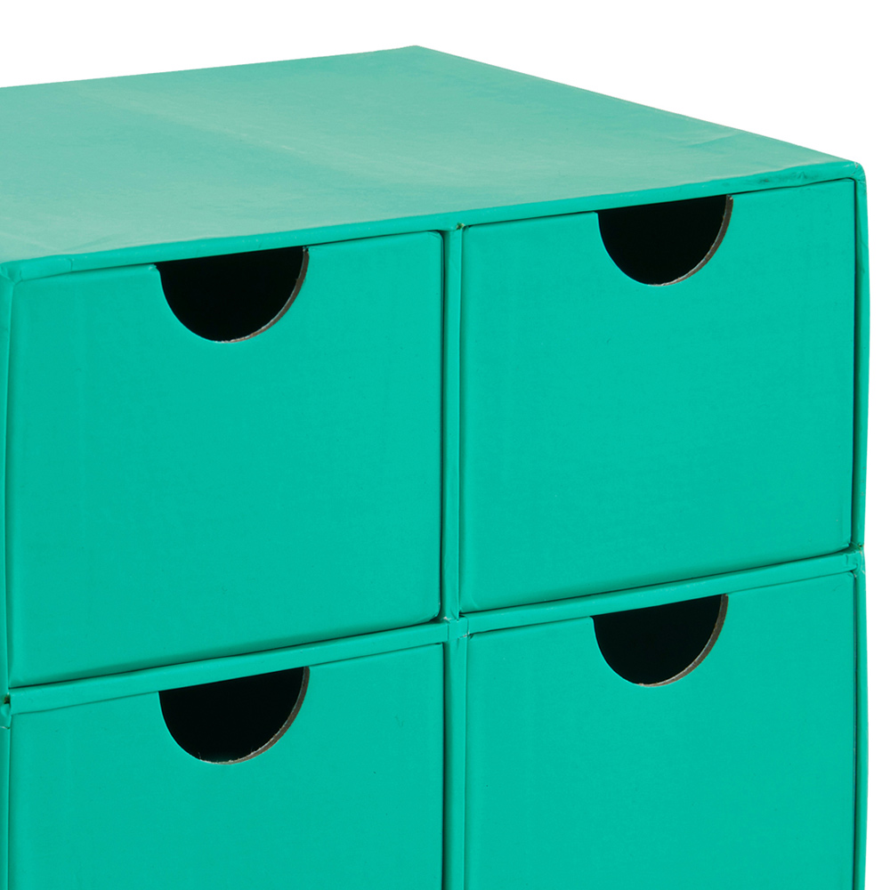 Wilko Green 6 Drawer Storage Image 5