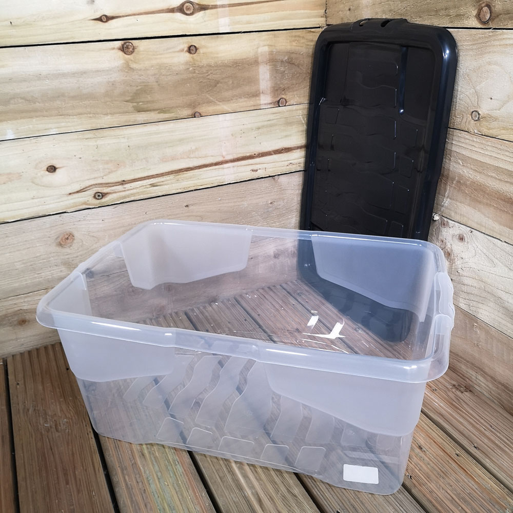 Samuel Alexander 42L Duty Storage Box with Lid 4 Pack Image 5