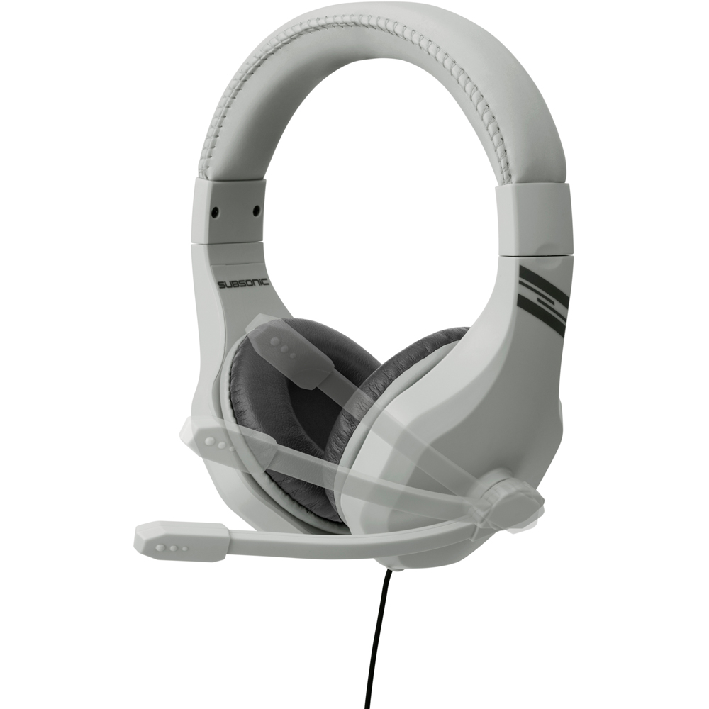 Subsonic Grey Retro Game and Chat Headset Image 3